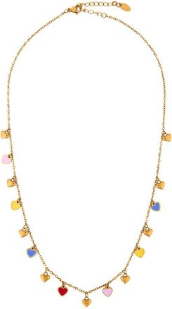 Saachi Saachi Heart Station Chain Necklace