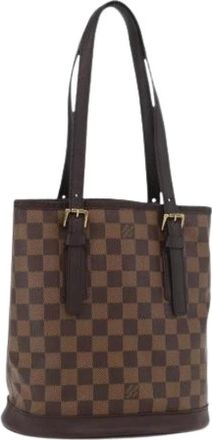 Louis Vuitton Pre-owned Bucket Bags, female, Brown, Size: ONE SIZE Pre-owned Bucket Shoulder Bag