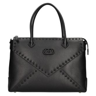 La Carrie Tassen.. Zwart - Dames - Handtassen - Zwart - ONE Size - Leer - Tassen