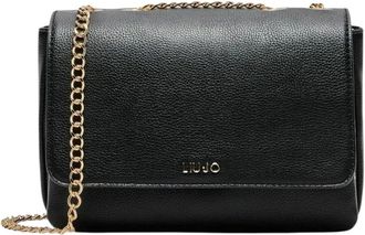 Liu Jo Tassen, Dames, Zwart, ONE Size, Polyester, Medium Crossbody Bag