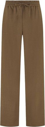 Amaya Amsterdam Dames, Broeken, Bruin, Maat: L