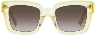 Kate Spade New York 51mm brynne cat eye sunglasses in Yellow at Nordstrom Rack