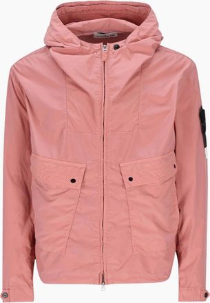 Stone Island Mens Stone Island Light Compact Touch Poly-Tc Oleander Pink Jacket - Size: Regular/36