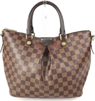 Louis Vuitton Brown Damier Canvas Handbag Tote Bag (Pre-Owned)