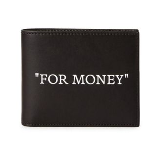 Off-white Portafoglio Bifold Quote - - Accessories - Uomo - Nero - ONE SIZE