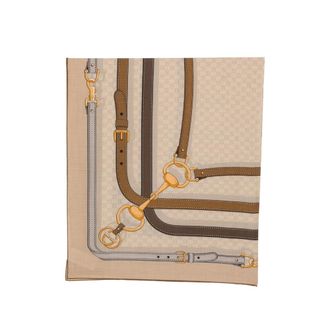 Gucci Horsebit GG Supreme Scarf