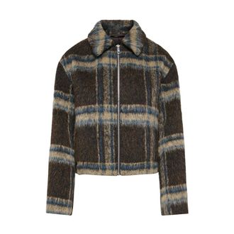Only Only - Onlkate Check Jacket - Dames - Jassen - Bruin - Maat: M Poliester