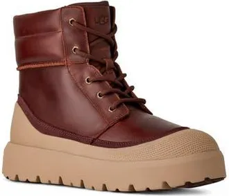 UGG Neumel High Top Waterproof Hybrid Boot in Cordovan /White Pepper at Nordstrom Rack, Size 10