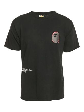 A Bathing Ape T-shirt met grafische print - Zwart