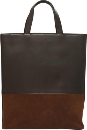 Burberry Brown Leather Handbag (Pre-Owned)