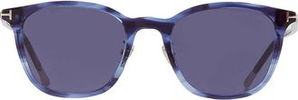 Tom Ford Blue Square Mens Sunglasses FT0956-D 90V 52