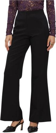 Y.A.S Y.a.s - Yastravy HW Pant S - Dames - Broeken - Zwart - Maat: M Zijde