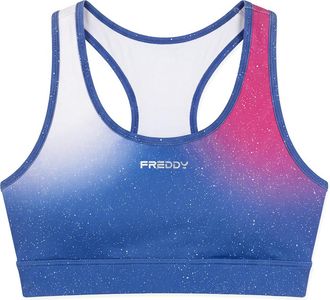 Freddy Sport Bra Supporto Medio in Jersey Quick Dry Stampa Stellata