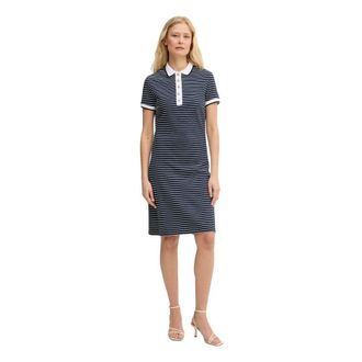 Guess Alphonsine Gestreepte Jurk - Dames - Korte kleedjes - Blauw - S - Kleedjes