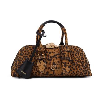 Pinko Bowling Bag Horizontal - Dames - Handtassen - Veelkleurig - ONE Size - Katoen - Tassen