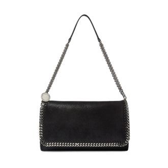 Stella McCartney Bolso de hombro con solapa Falabella - Bags - Mujer - Negro - ONE SIZE