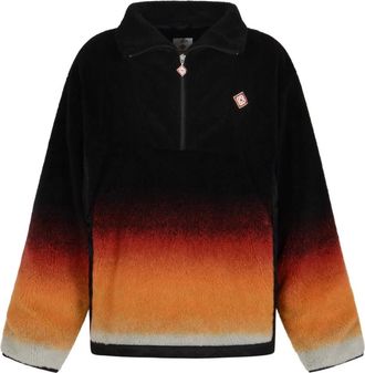 Casablanca Gradient Fleece - Heren - Vesten met rits - Veelkleurig - S - Polyester - Hoodies & sweatvesten