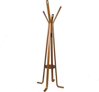 Vacchetti Vacchetti - Perchero De Pie De Madera Nogal Con 4 Brazos Cm50h180