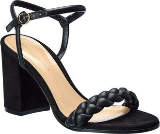 Gianvito Rossi Cruz 85 Leather & Suede Sandal