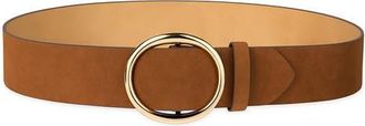 Cole Haan Suede Belt in Tan Suede at Nordstrom, Size X-Large