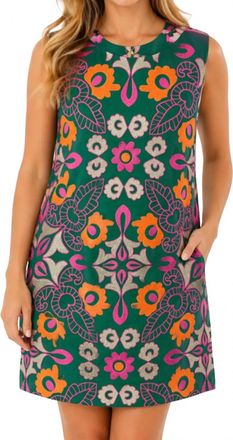 THML Clothing Priya Mini Dress In Green