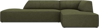 BLOOMINGLOFT 4-Sitzer Ecksofa mit Ottomane Sao 273 x 180 cm, mit Cordbezug - Eckteil rechts
