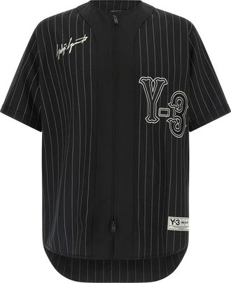 Yohji Yamamoto Sportswear, male, Black, Size: L Elite 5 Baseball Shirt