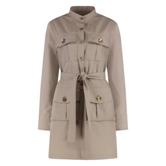 Givenchy Shirt Dresses, female, Beige, XS, Safari Poplin Mini Dress