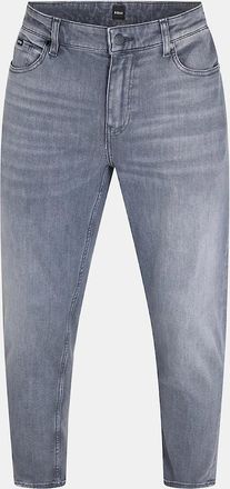 HUGO BOSS Mens Slim Fit Five Pocket Jeans - Grey - Size: 32W xl