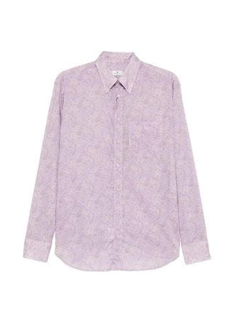 Etro Etro Camicia Con Bottoni E Stampa Paisley