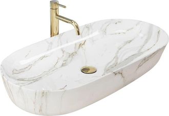 Rea Rea - Lavabo Sobre Encimera Cleo 81 Shiny Aiax