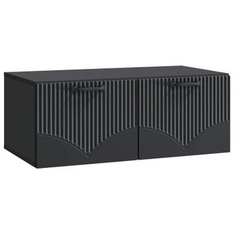 vidaXL Mueble Para Tv De Pared Negro 78,5 X 41 X 30 Cm Vidaxl