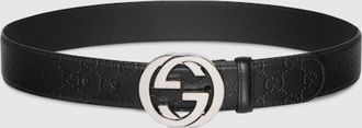 Gucci Belt With Interlocking G Buckle, Size 105