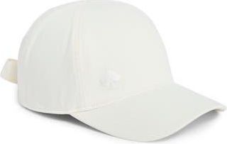 Kate Spade New York bow baseball cap in Cream at Nordstrom Rack