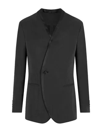 Giorgio Armani Upton Single-Button Minimalist Tuxedo Jacket