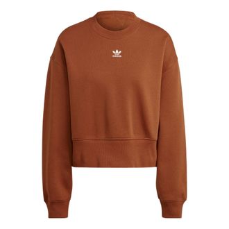 adidas (WMNS) adidas Originals Logo Sweatshirt Brown IK7695
