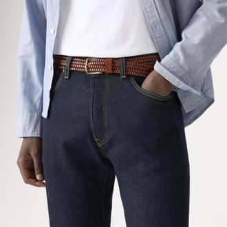 Levi's Stretch Braided Belt - Mens - 100 - Brown