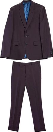 Paul Smith Completo Soho Lino - Heren - Business pakken - Paars - XL - Linnen - Kostuums