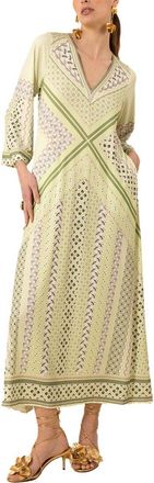 Hale Bob Henley Midi Dress