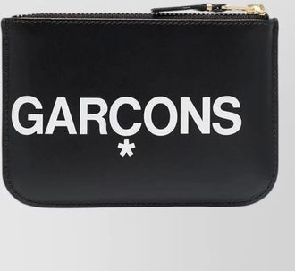 Comme Des Gar&ccedil;ons large logo zip wallet
