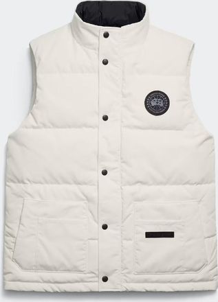 Canada Goose Veste Freestyle &agrave; col rond Black Label (Hommes, Northstar White, TTG)
