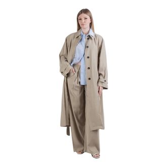 Mauro Grifoni Trench Coats, female, Beige, Size: 2XS Trench Coat