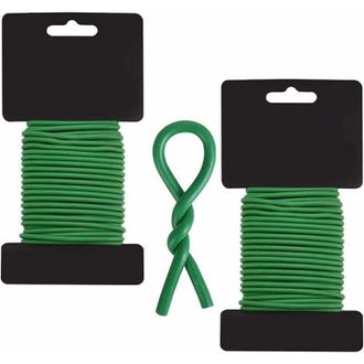 OEM Alambre Para Jard&iacute;n De 2 Piezas, 3,5 Mm X 10 M, Para Sujetar Plantas, Alambre De Soporte Flexible, Bridas Verdes Para Jardiner&iacute;a, Para Sujetar &Aacute;rboles