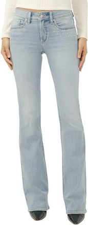 Silver Jeans Co Suki Curvy Slim Bootcut Jeans in Golden Hour at Nordstrom, Size 25