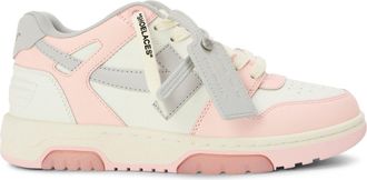 Off-white Womens Off White Out Of Office Low Top Trainers in Pink/Light Grey - Size UK 3