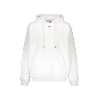 Off-white White Cotton Mens Sweatshirt