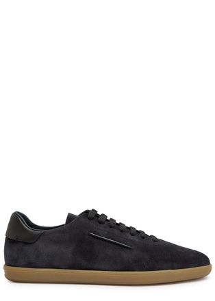 Ermenegildo Zegna 232 Suede Sneakers - Navy - 10 (IT44 / UK10)