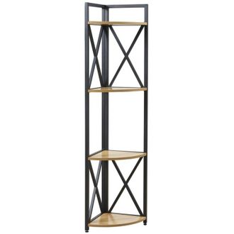 Regalos Miguel Estanter&iacute;as - Rinconera Banis 4 Estantes - Negro