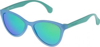 Police Mens SPL08654715V 65 Sunglasses - Blue - One Size