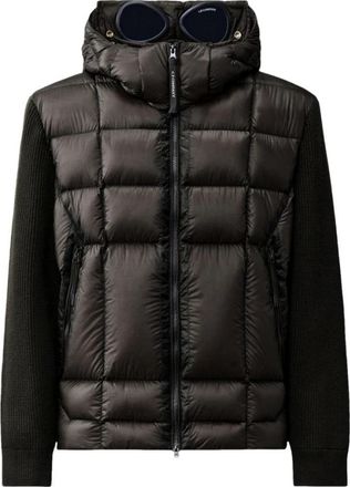 C.P. Company Hybrid Wol Nylon Jas - Heren - Winterjassen - Zwart - M - Wol - Jassen